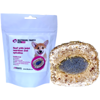 LK Baits Pet Nutrigel Dog, Beef with Joint Nutrition and Spirulina,S-M,150g