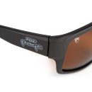 Fox brýle Rage Floating Wrap Dark Grey Sunglasses Brown Lenses With Mirror Finish