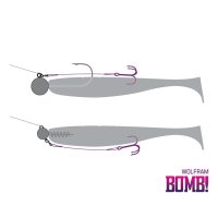 Delphin přívlačový návazec BOMB! Twisto RIGS Wolfram #4/10cm / 3ks