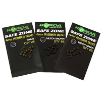 Korda gumové korálky Rubber Beads Green 5mm 25ks