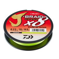 Daiwa pletená šňůra J-Braid Grand X8E 135m Chartreuse