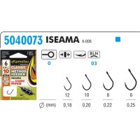 Kamatsu návazec Method Feeder Classic ISEAMA SILICONE RING 10cm 0,22mm vel.8 