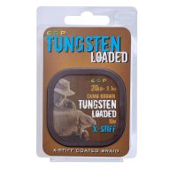 ESP Tungsten Loaded 10m 20lb 9,1kg Camo Brown X-Stiff