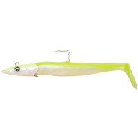 Savage Gear gumová nástraha Sandeel V2 15,5cm 46g Sinking Lemon Back 2+1