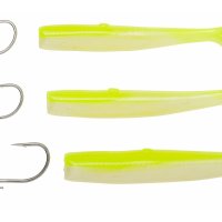 Savage Gear gumová nástraha Sandeel V2 Sinking Lemon Back 2+1