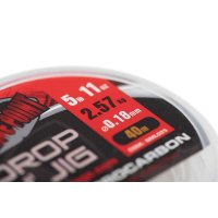 Fox Rage Fluorocarbon Strike Point Drop N Jig Line 40m