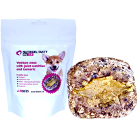 LK Baits Pet Nutrigel Dog, Venison with Joint Nutrition and Turmeric, S-M,150g