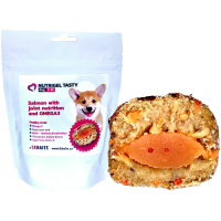 LK Baits Pet Nutrigel Dog, Salmon with Joint Nutrition and OMEGA-3,S-M,150g
