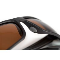 Fox brýle Rage Floating Wrap Dark Grey Sunglasses Brown Lenses With Mirror Finish