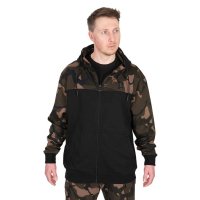 Fox mikina LW Black/Camo Split Zip Hoody vel.2XL