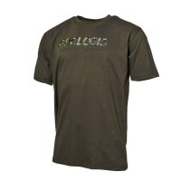 Prologic triko Camo Letter T-Shirt olive green vel.XL