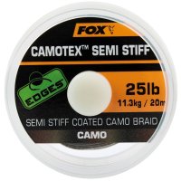 Fox návazcová šňůrka Camotex Semi Stiff 20m 35lb Camo