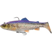 Savage Gear gumová nástraha 3D Trout Rattle Shad FS 17cm 90g Clear Blue Trout