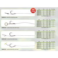 Mikado návazec Method Feeder 10cm s vrutem háček vel. 14, pletenka 0.10mm