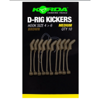 Korda rovnátko D-Rig Kickers Brown Medium 10ks