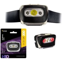 Technik čelovka Headlamp H10 LED + červená LED 3xAAA 200lm