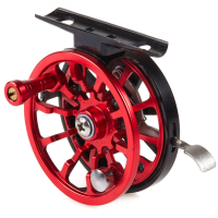 Lucky John naviják na dírky Ice Fishing Reel Magic Lever 6cm