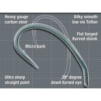 KORDA Háček KURV SHANK, vel.6
