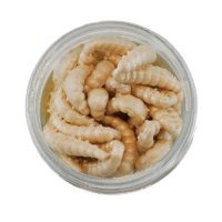 Berkley vosí larvy PowerBait Power Honey Worm 2,5cm Natural 55ks