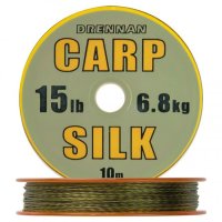 DRENNAN Carp Silk 10m 7lb 3,2kg - camo gravel brown