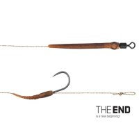 Delphin návazec THE END Skin RIG / 2ks 20cm/25lbs/#6